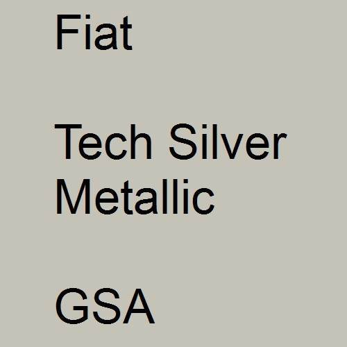 Fiat, Tech Silver Metallic, GSA.